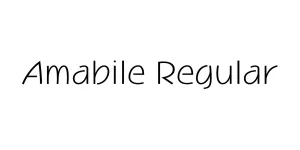 Amabile Regular Font