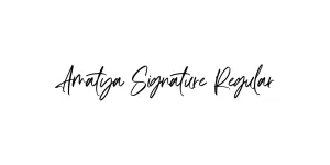 Amatya Signature Regular Font