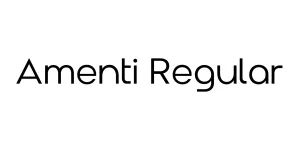 Amenti Regular Font