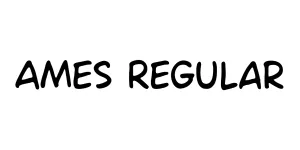 Ames Regular Font