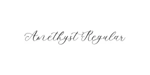 Amethyst Regular Font