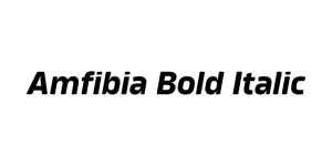 Amfibia Bold Italic Font