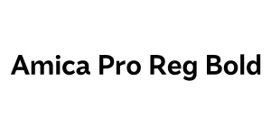 Amica Pro Reg Bold Font