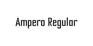 Ampero Regular Font