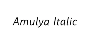 Amulya Italic Font