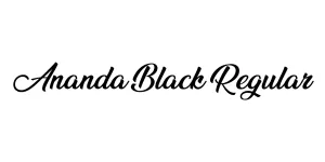 Ananda Black Regular Font