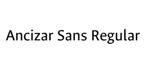 Ancizar Sans Regular Font