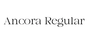 Ancora Regular Font