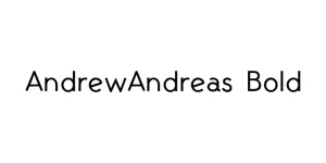 AndrewAndreas Bold Font
