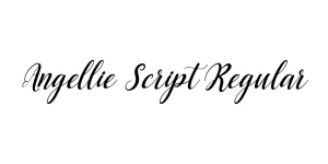 Angellie Script Regular Font