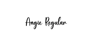 Angie Regular Font