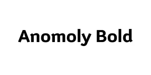Anomoly Bold Font