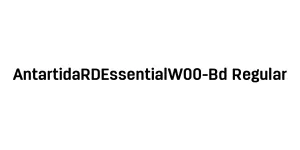 AntartidaRDEssentialW00-Bd Regular Font