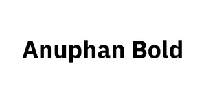 Anuphan Bold Font