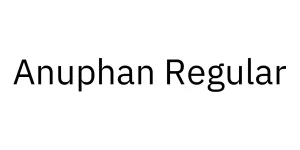 Anuphan Regular Font