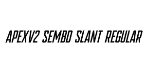 ApexV2 SemBd Slant Regular Font