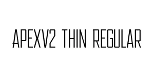 ApexV2 Thin Regular Font