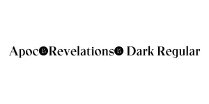 Apoc-Revelations- Dark Regular Font