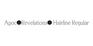 Apoc-Revelations- Hairline Regular Font