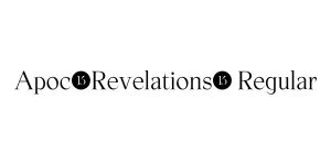 Apoc-Revelations- Regular Font