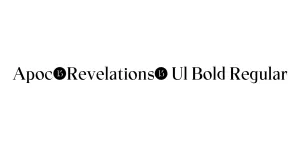 Apoc-Revelations- Ul Bold Regular Font