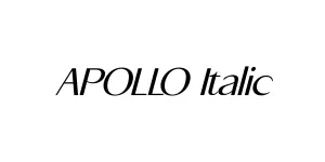 APOLLO Italic Font