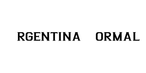 Argentina Normal Font