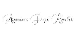 Argentina Script Regular Font