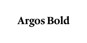 Argos Bold Font