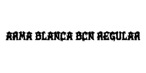 Arma Blanca BCN Regular Font