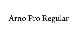 Arno Pro Regular Font