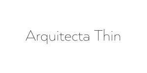 Arquitecta Thin Font