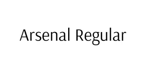 Arsenal Regular Font