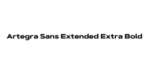 Artegra Sans Extended Extra Bold Font