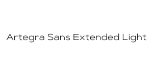 Artegra Sans Extended Light Font
