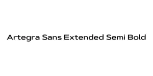 Artegra Sans Extended Semi Bold Font