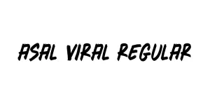 Asal Viral Regular Font