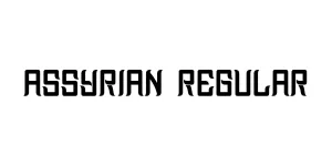 Assyrian Regular Font