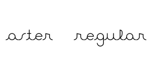 Aster 2 Regular Font