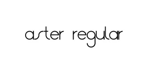 Aster Regular Font