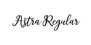 Astra Regular Font
