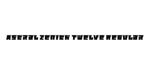 Astral Zenith Twelve Regular Font