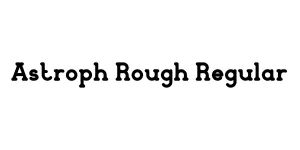 Astroph Rough Regular Font