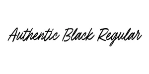 Authentic Black Regular Font