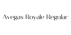 Avegas Royale Regular Font
