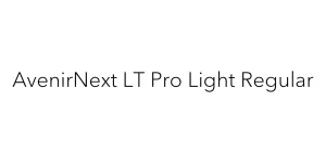 AvenirNext LT Pro Light Regular Font