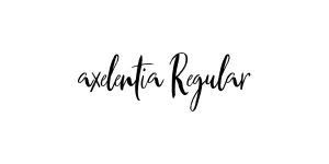 axelentia Regular Font