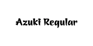 Azuki Regular Font