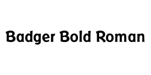 Badger Bold Roman Font