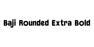 Baji Rounded Extra Bold Font